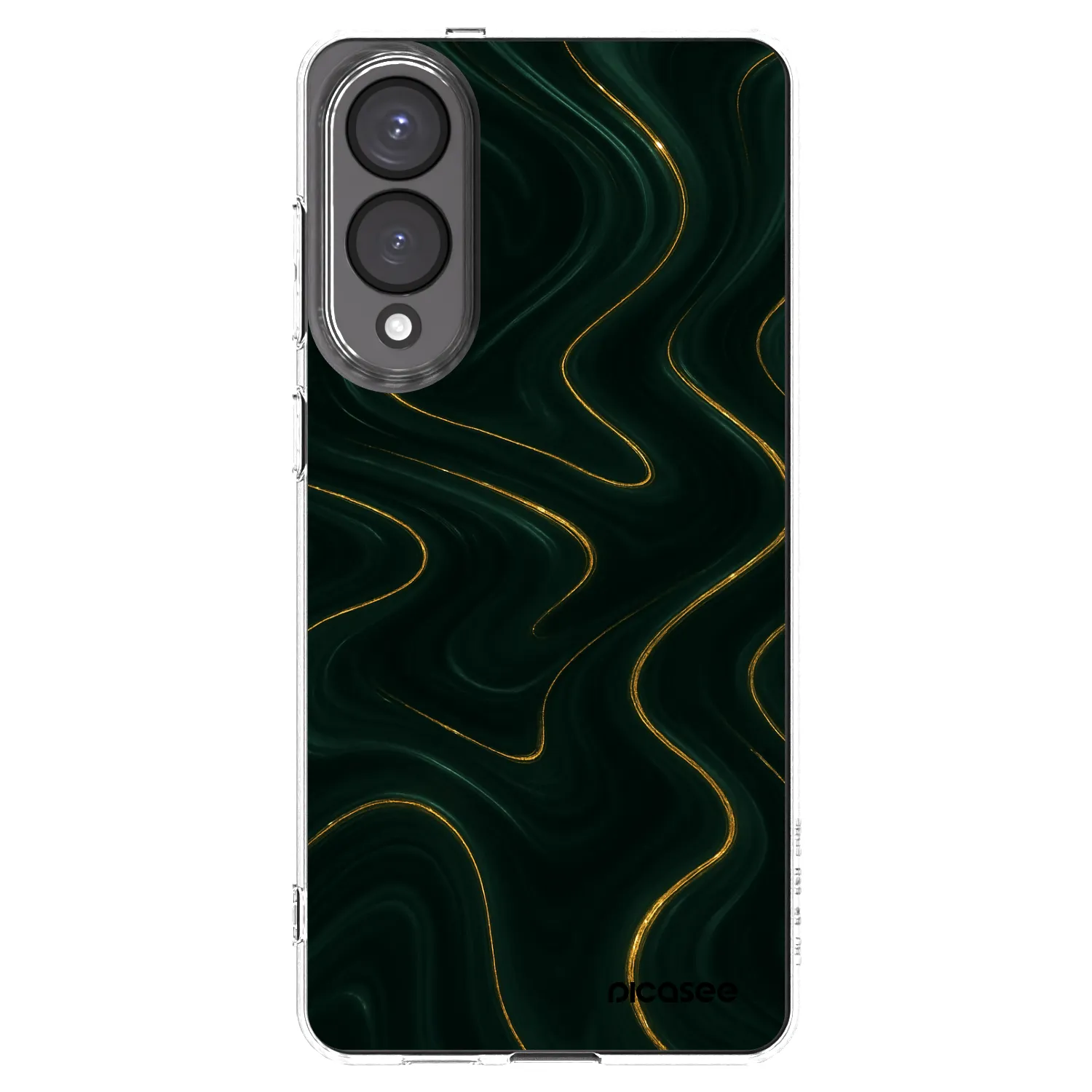 Picasee silikonski prozorni ovitek za Samsung Galaxy S25 Edge 5G - Vawes