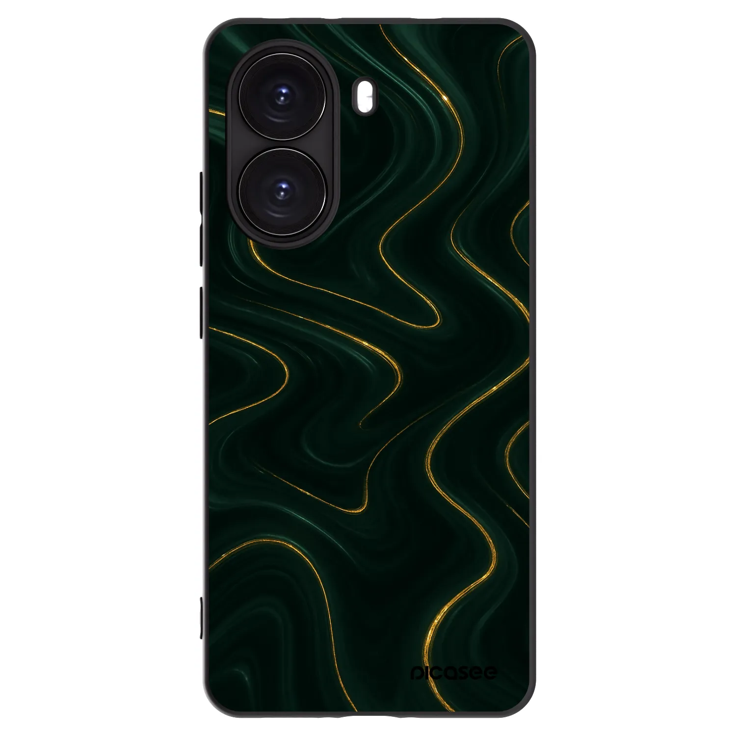 Picasee silikonski črni ovitek za Xiaomi Poco X7 Pro 5G - Vawes