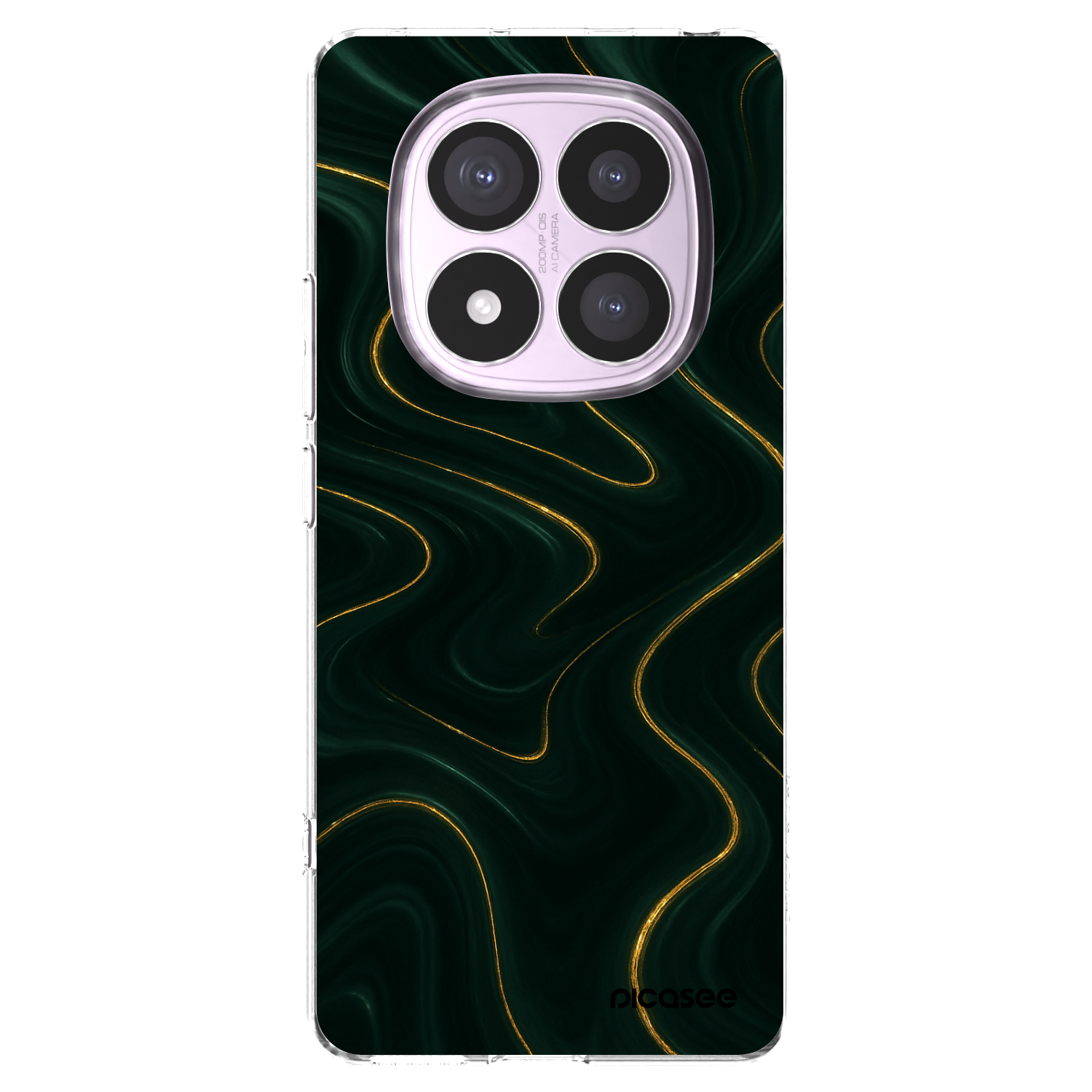 Picasee silikonski prozorni ovitek za Xiaomi Redmi Note 14 Pro 4G - Vawes