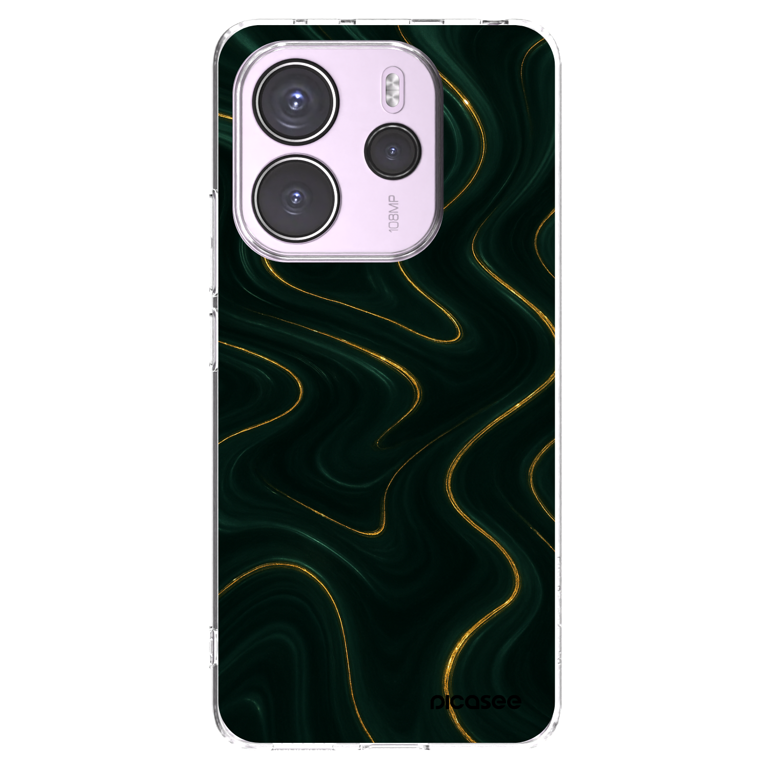 Picasee silikonski prozorni ovitek za Xiaomi Redmi Note 14 4G - Vawes