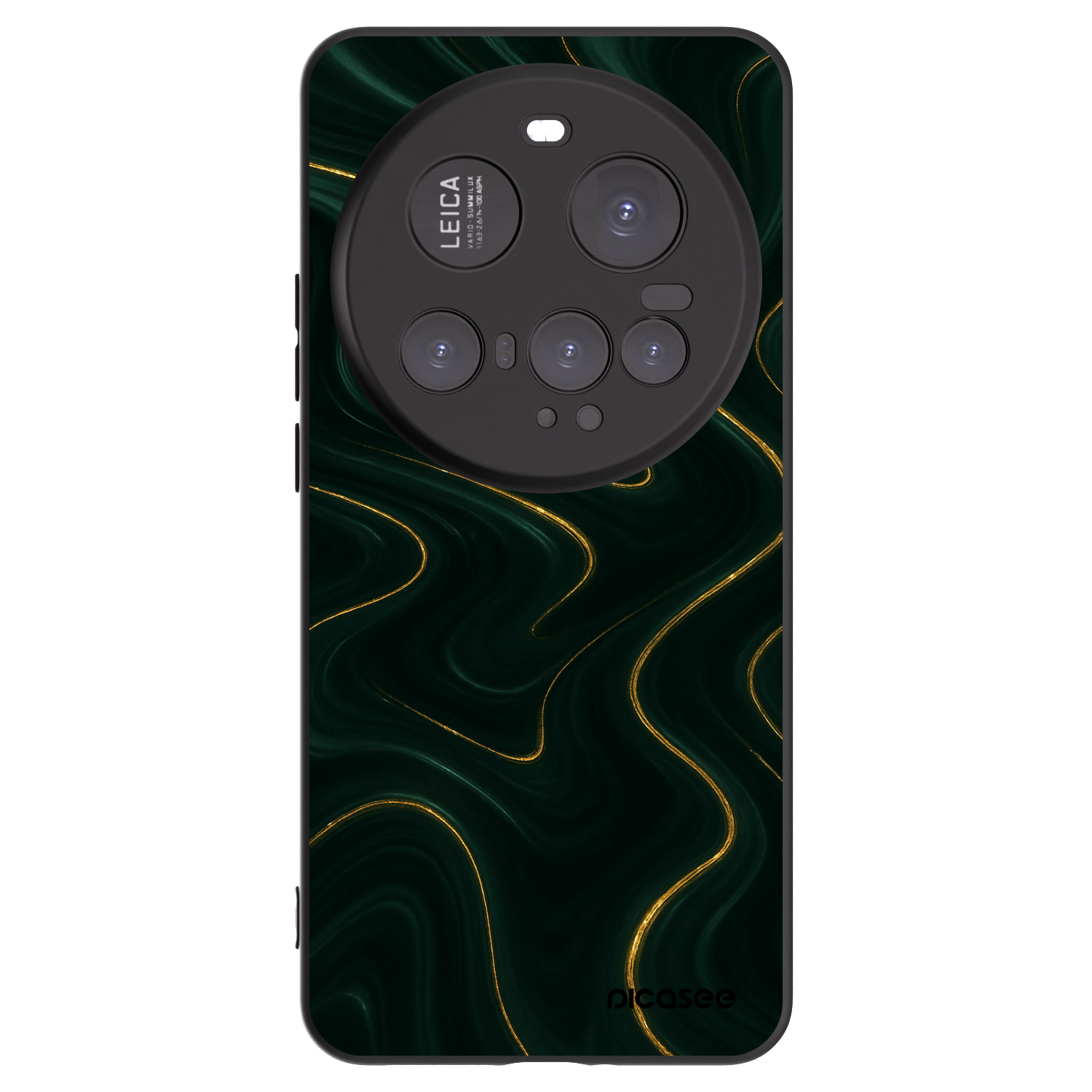 Picasee silikonski črni ovitek za Xiaomi 15 Ultra - Vawes