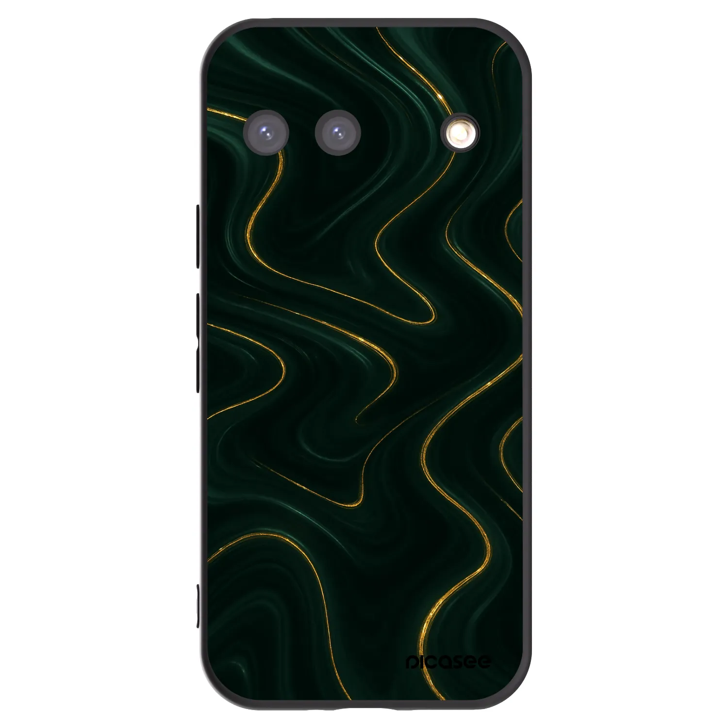 Picasee silikonski črni ovitek za Google Pixel 9 - Vawes