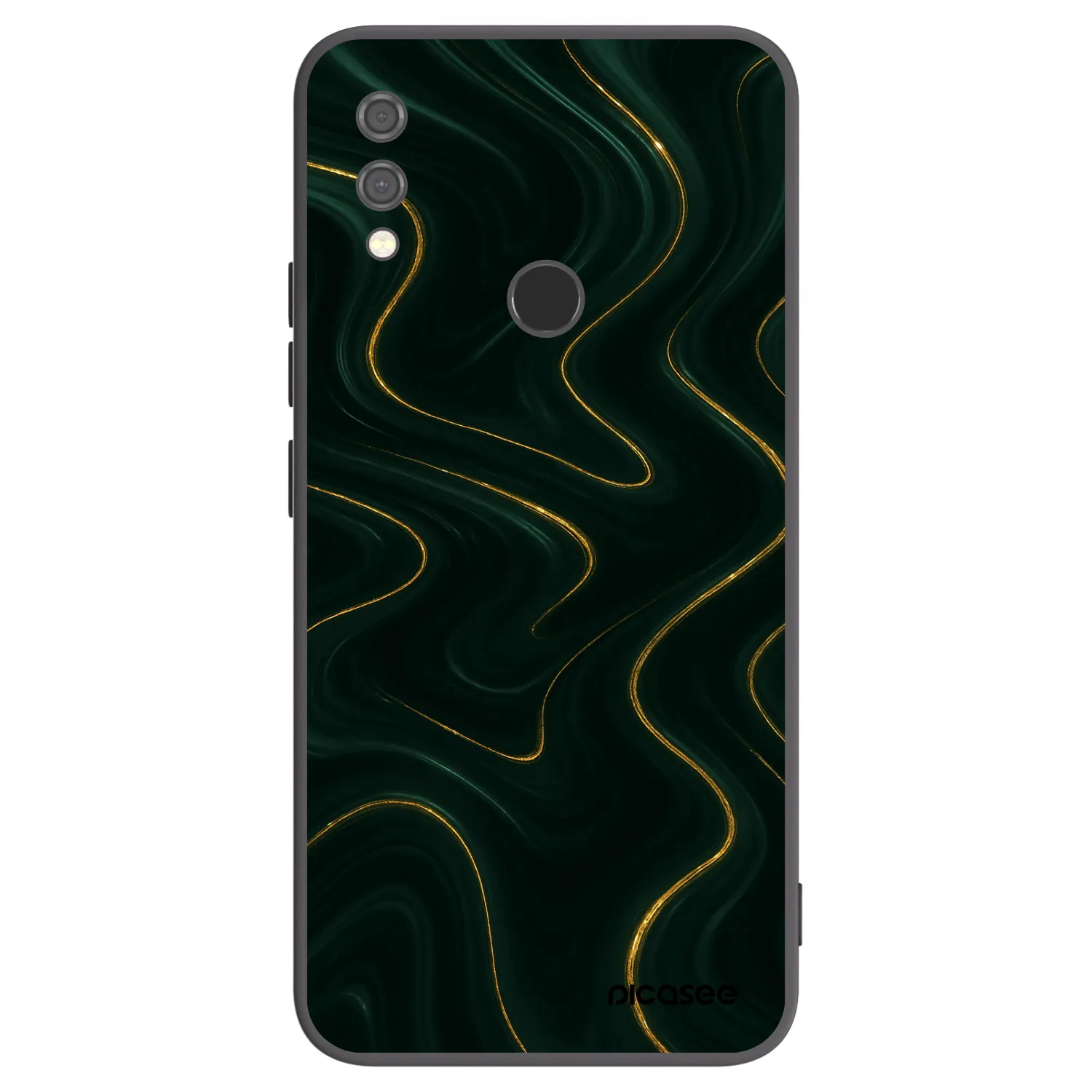 Picasee silikonski črni ovitek za Xiaomi Redmi Note 7 - Vawes