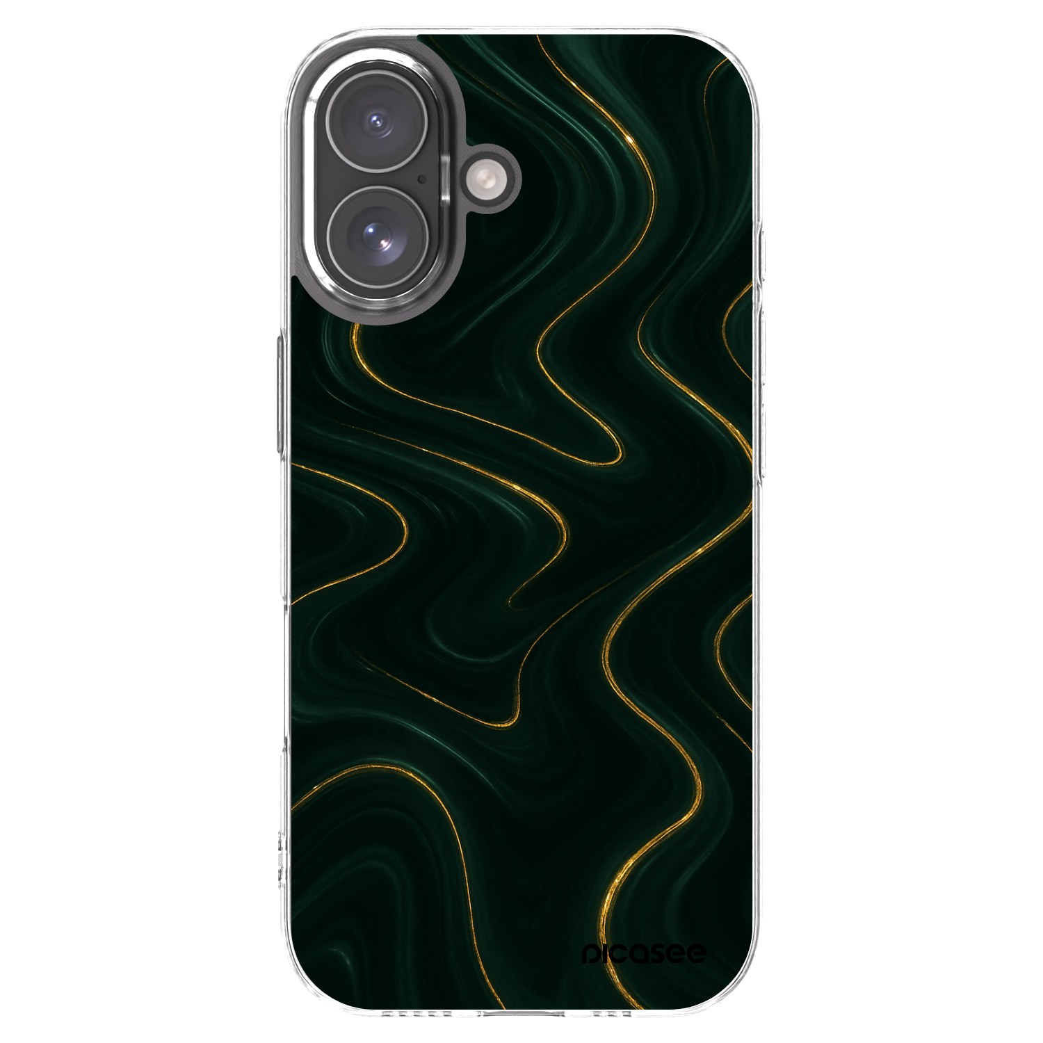 Picasee silikonski prozorni ovitek za Apple iPhone 17 - Vawes