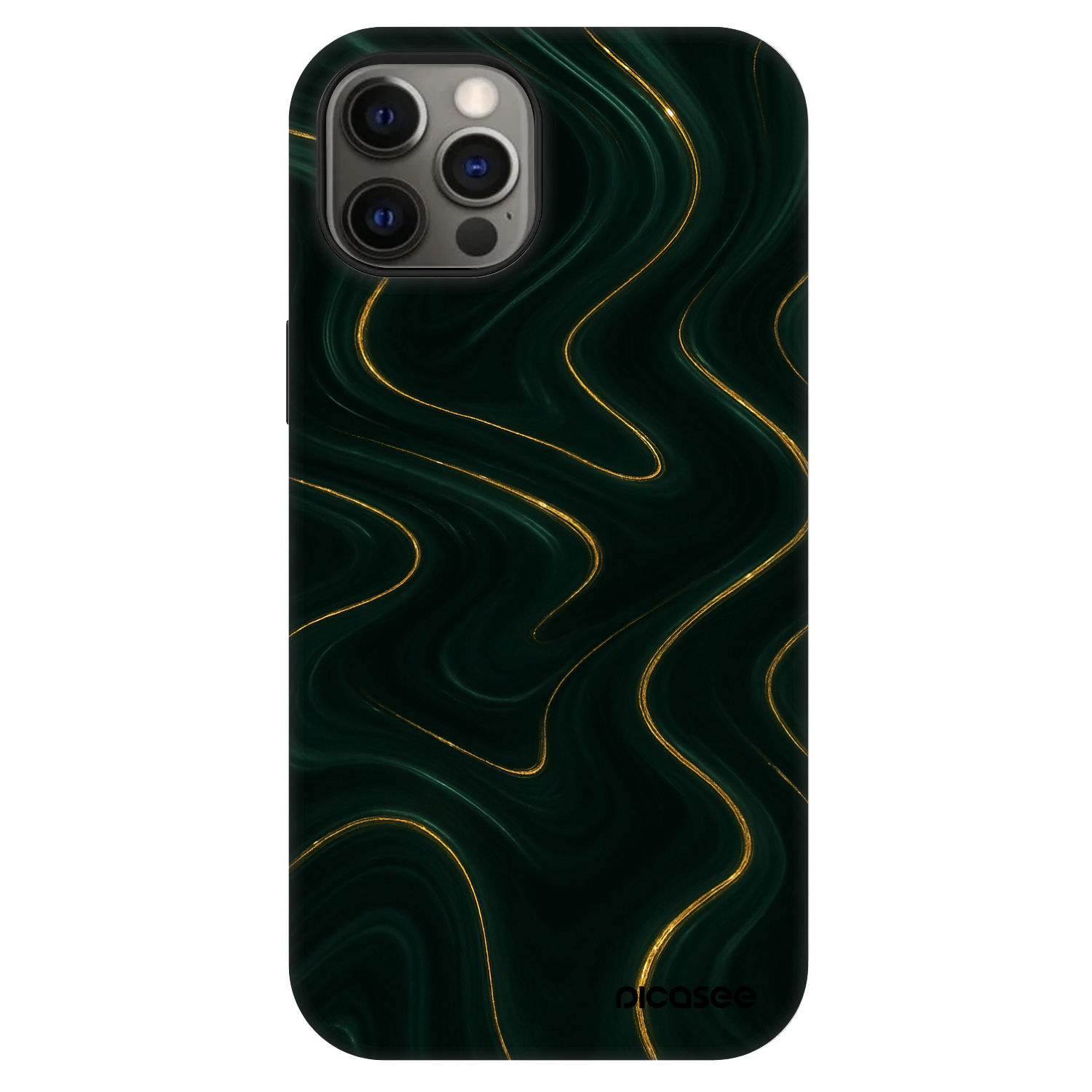 Picasee Fashion Case MagSafe za Apple iPhone 12 - Vawes