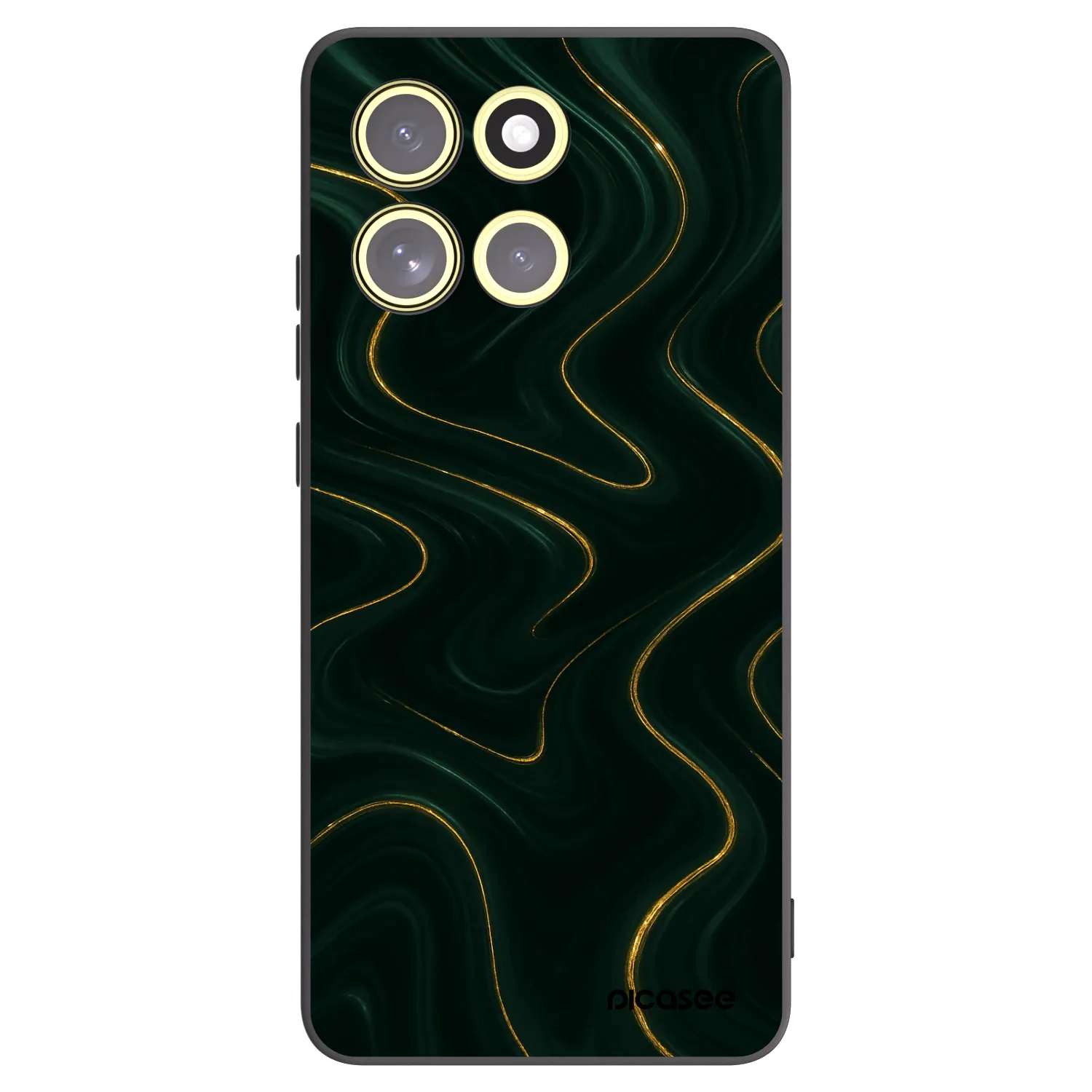 Picasee silikonski črni ovitek za Motorola Moto G86 5G - Vawes