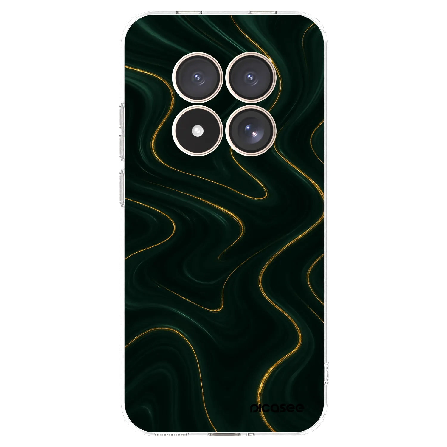 Picasee silikonski prozorni ovitek za Xiaomi Redmi Note 15 Pro 4G - Vawes