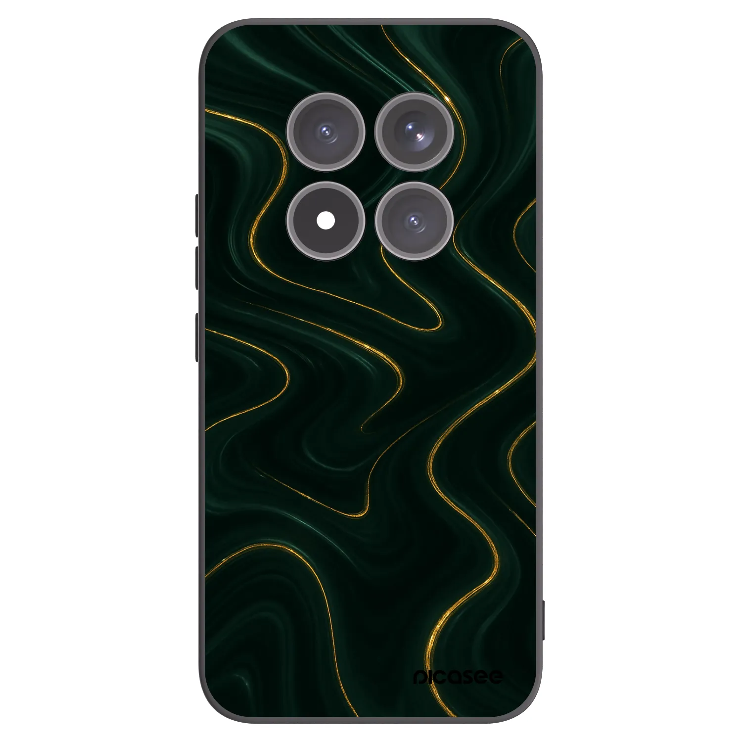 Picasee silikonski črni ovitek za Xiaomi Redmi Note 15 Pro+ - Vawes
