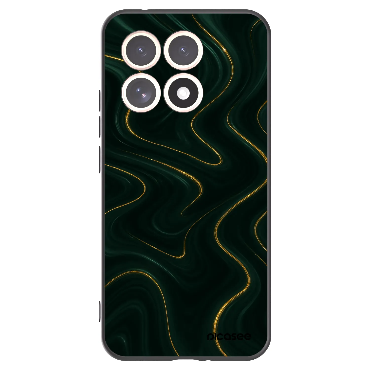 Picasee silikonski črni ovitek za Xiaomi 15T - Vawes