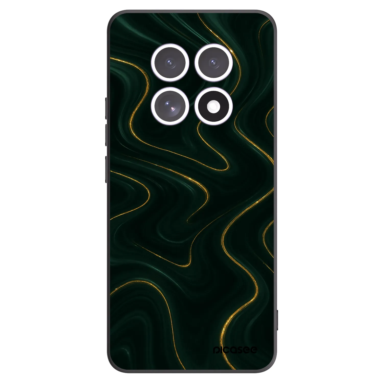 Picasee silikonski črni ovitek za Xiaomi Redmi Note 15 - Vawes