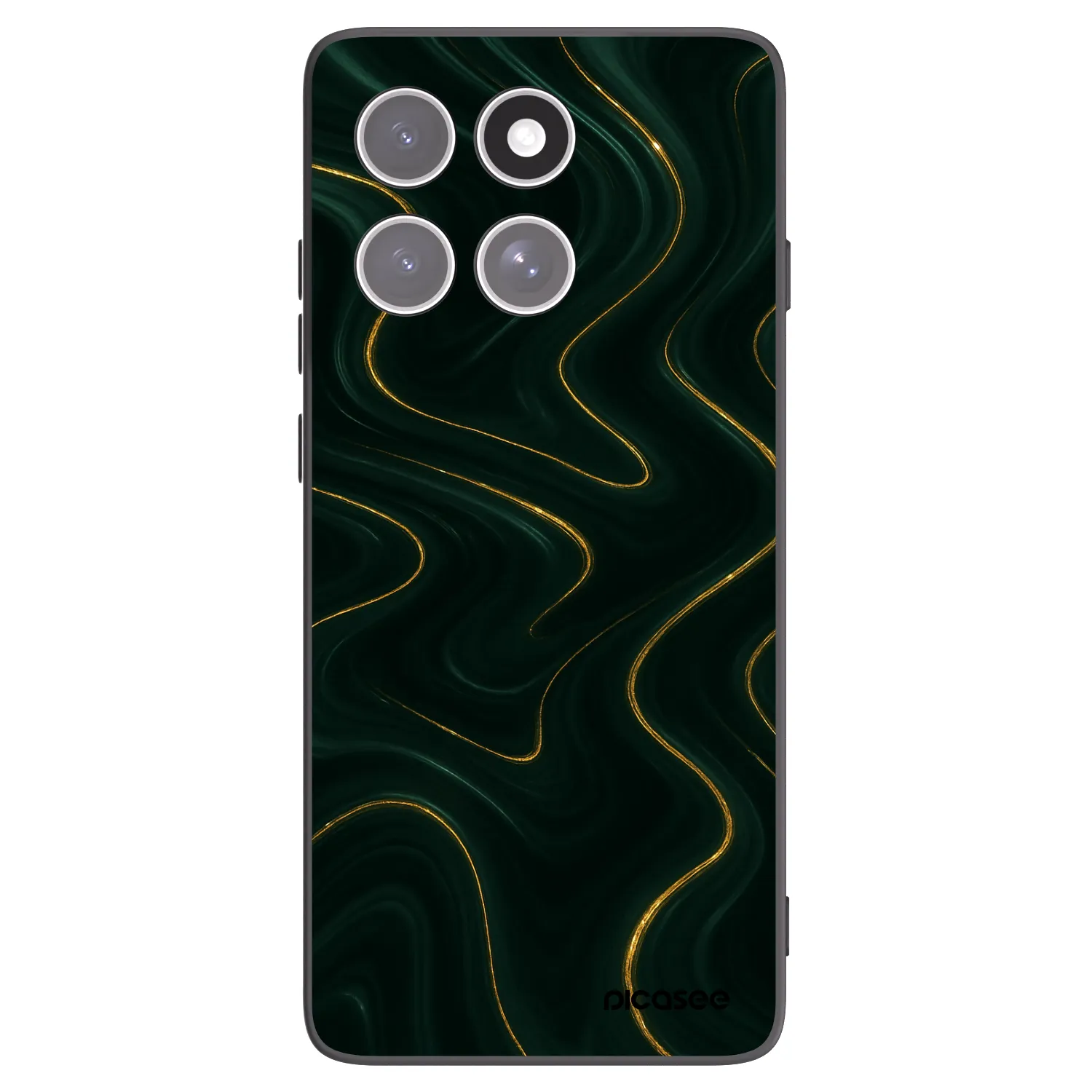 Picasee silikonski črni ovitek za Motorola Edge 60 Fusion - Vawes