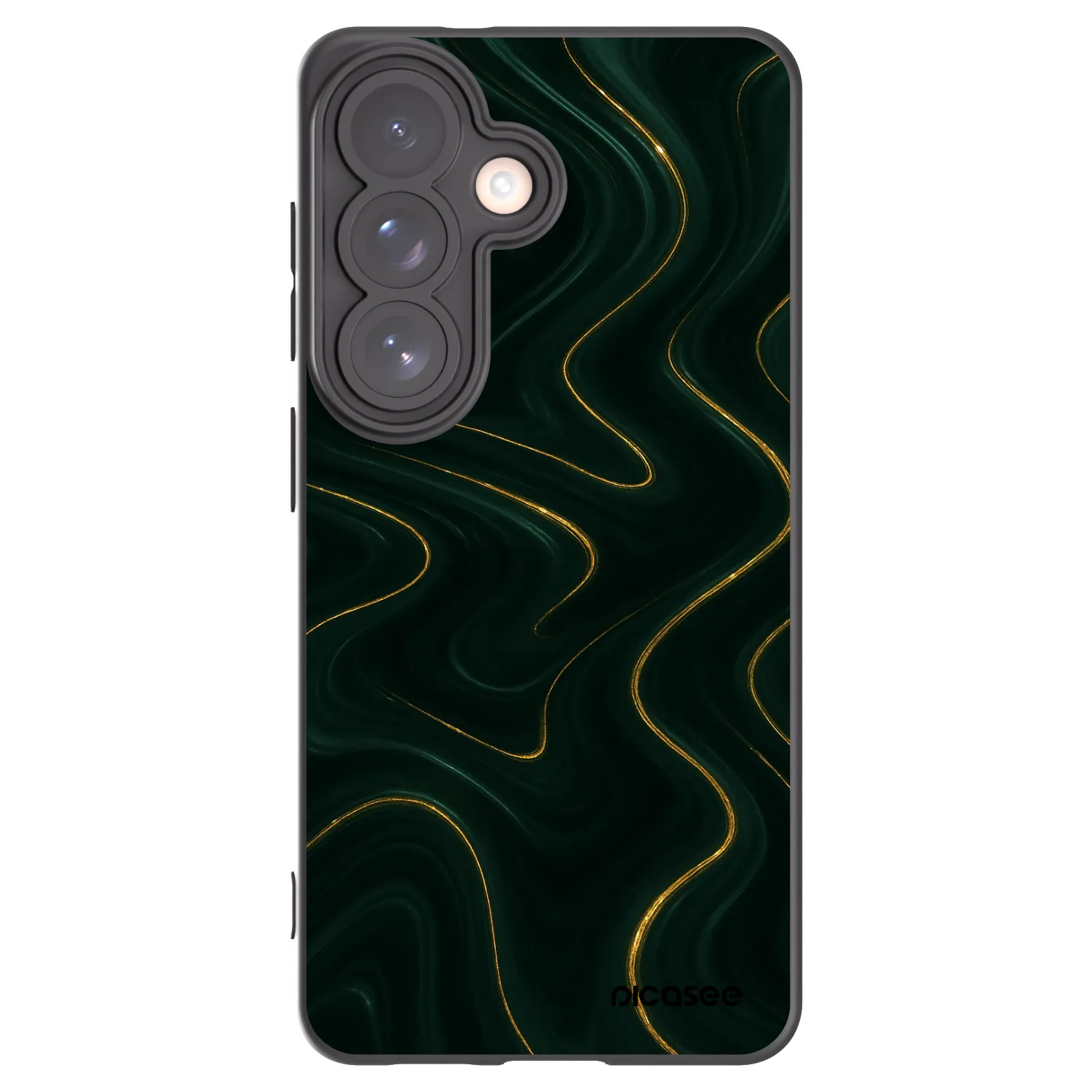 Picasee silikonski črni ovitek za Samsung Galaxy S26 - Vawes