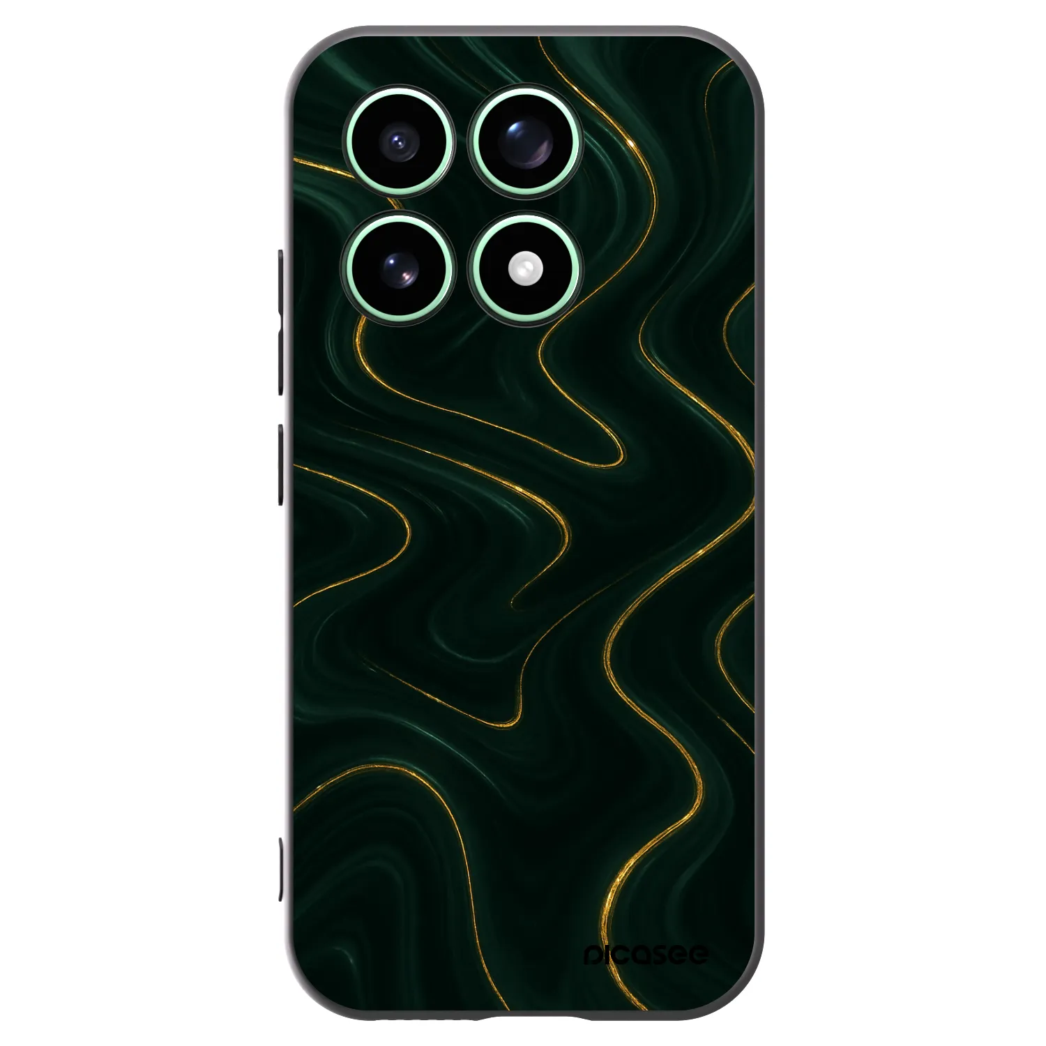 Picasee silikonski črni ovitek za Xiaomi 17 - Vawes