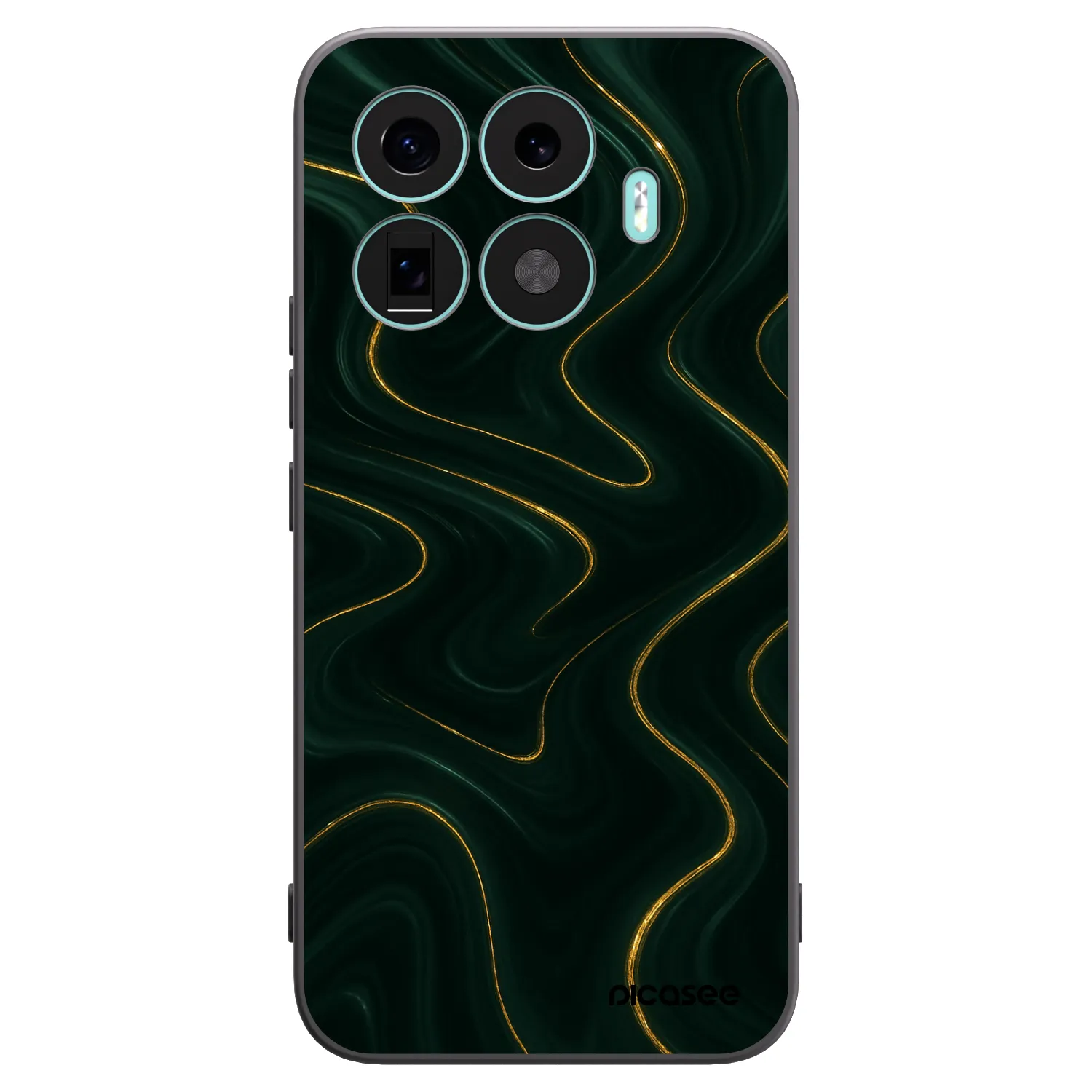 Picasee silikonski črni ovitek za Xiaomi 17T Pro - Vawes