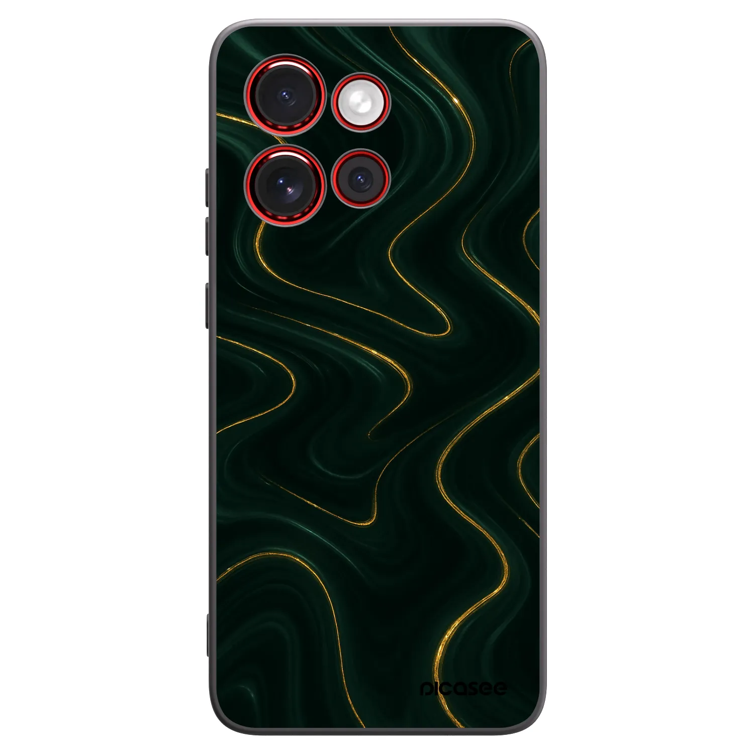Picasee silikonski črni ovitek za Motorola Edge 60 Neo 5G - Vawes