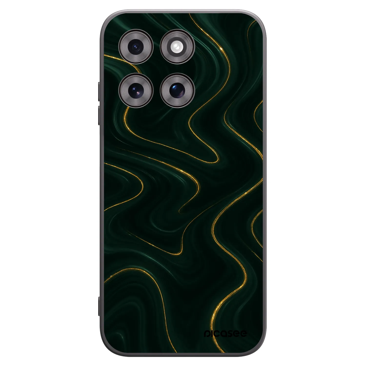Picasee silikonski črni ovitek za Motorola Moto G77 - Vawes