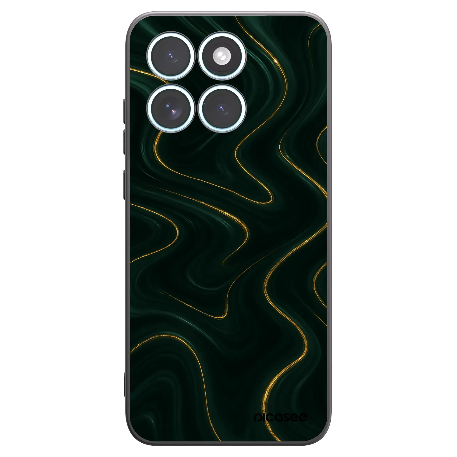 Picasee silikonski črni ovitek za Motorola Edge 70 Fusion - Vawes