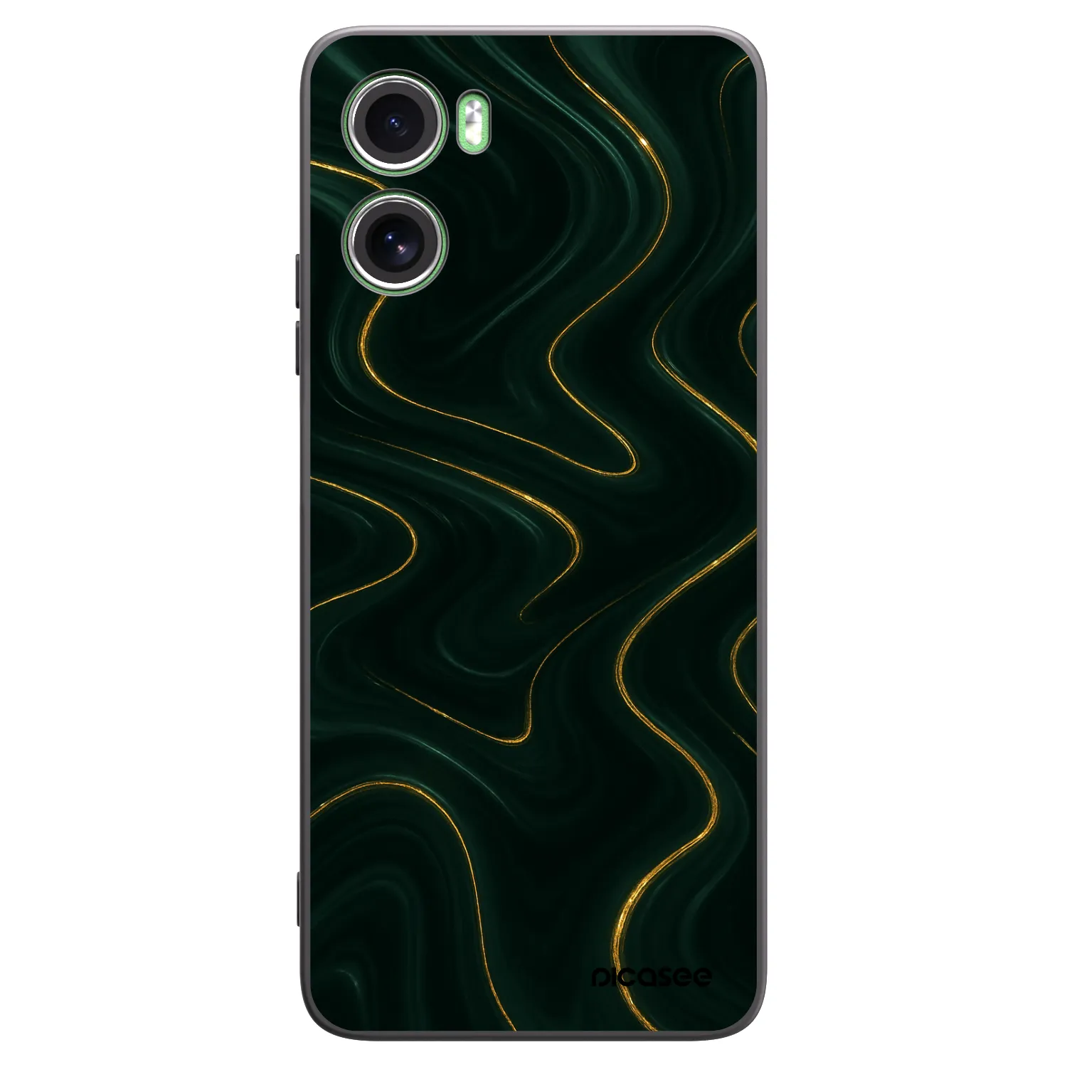 Picasee silikonski črni ovitek za Motorola Moto G06 - Vawes