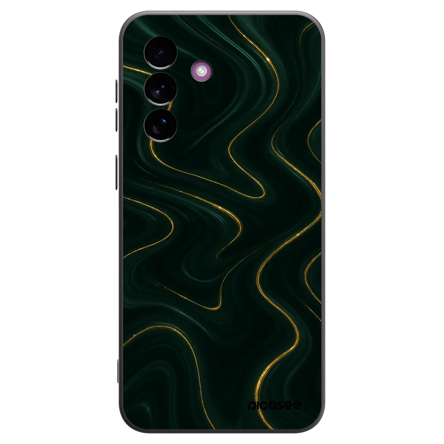 Picasee silikonski črni ovitek za Samsung Galaxy A37 - Vawes
