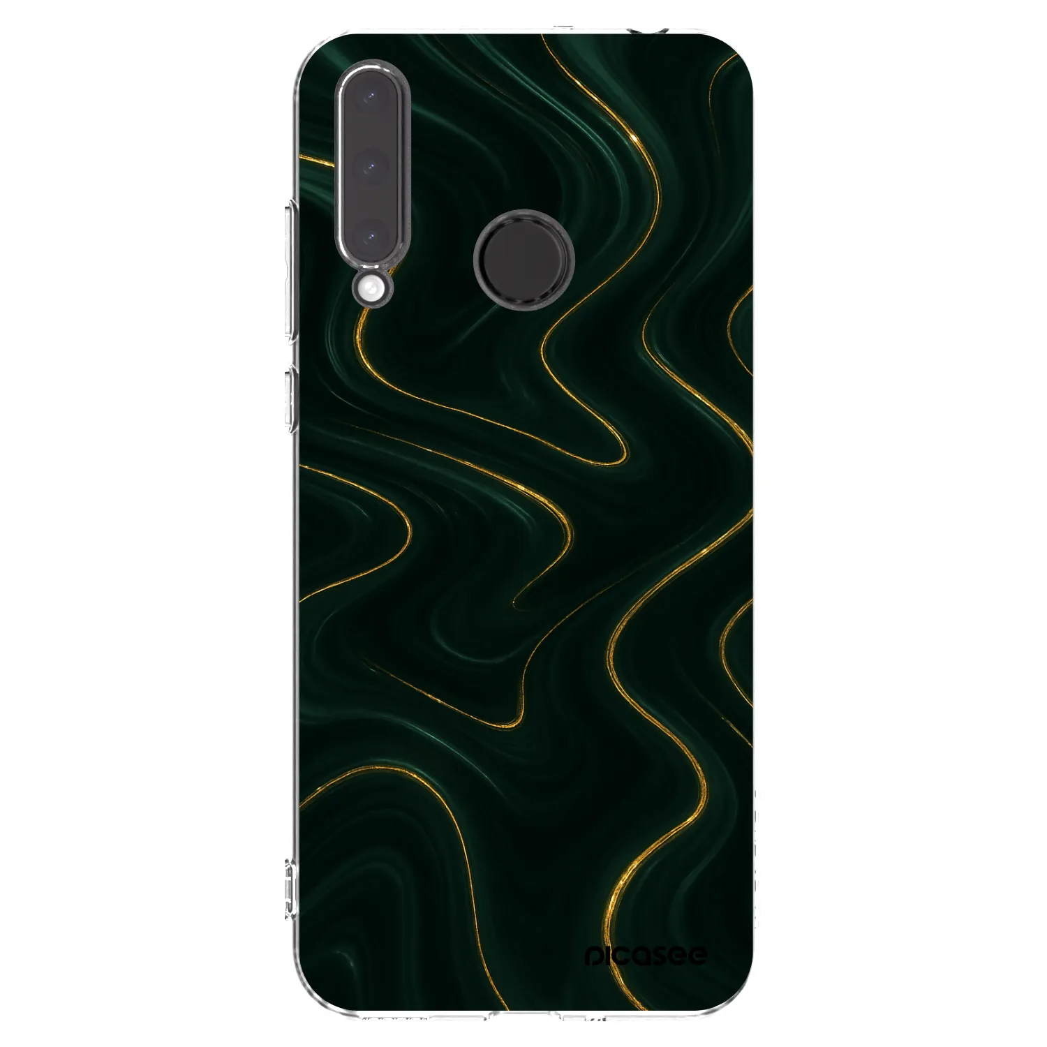 Picasee silikonski prozorni ovitek za Honor 20 Lite - Vawes