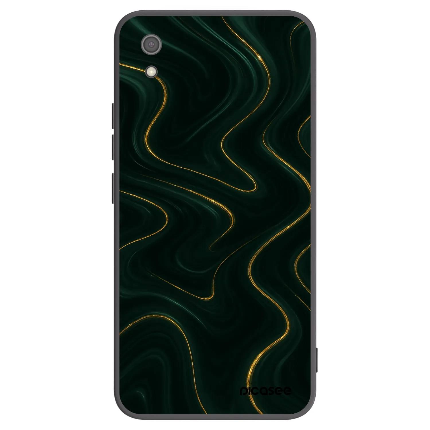 Picasee silikonski črni ovitek za Xiaomi Redmi 7A - Vawes