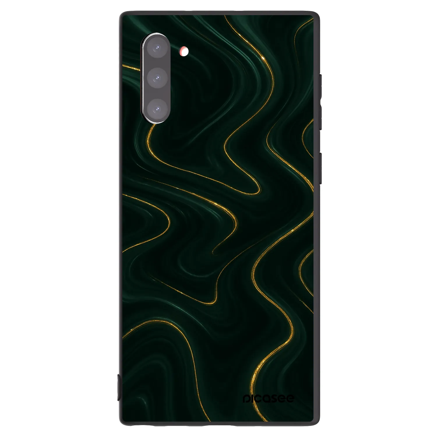 Picasee silikonski črni ovitek za Samsung Galaxy Note 10 N970F - Vawes