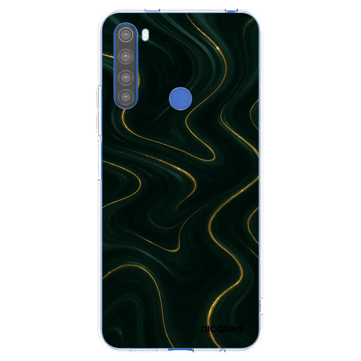 Picasee silikonski prozorni ovitek za Xiaomi Redmi Note 8T - Vawes