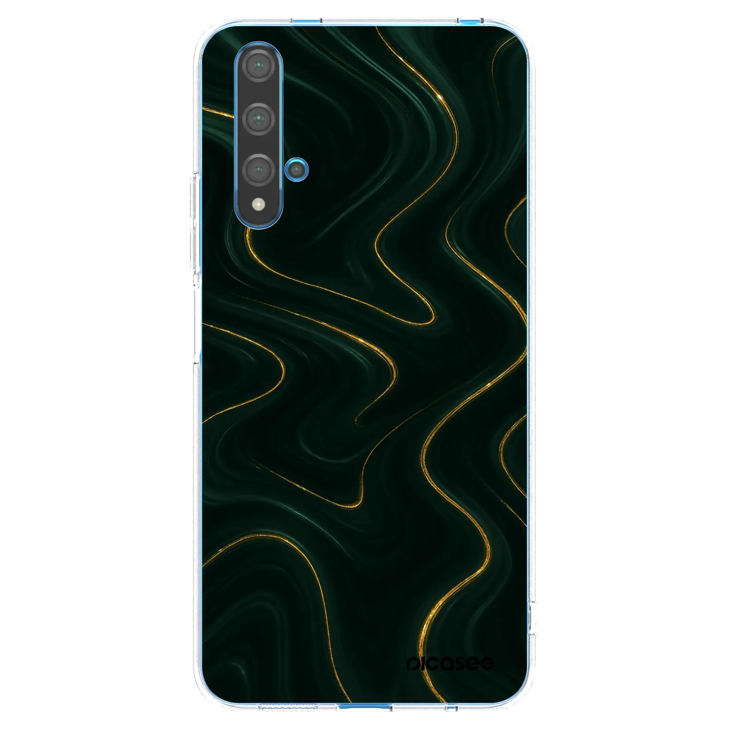 Picasee silikonski prozorni ovitek za Huawei Nova 5T - Vawes
