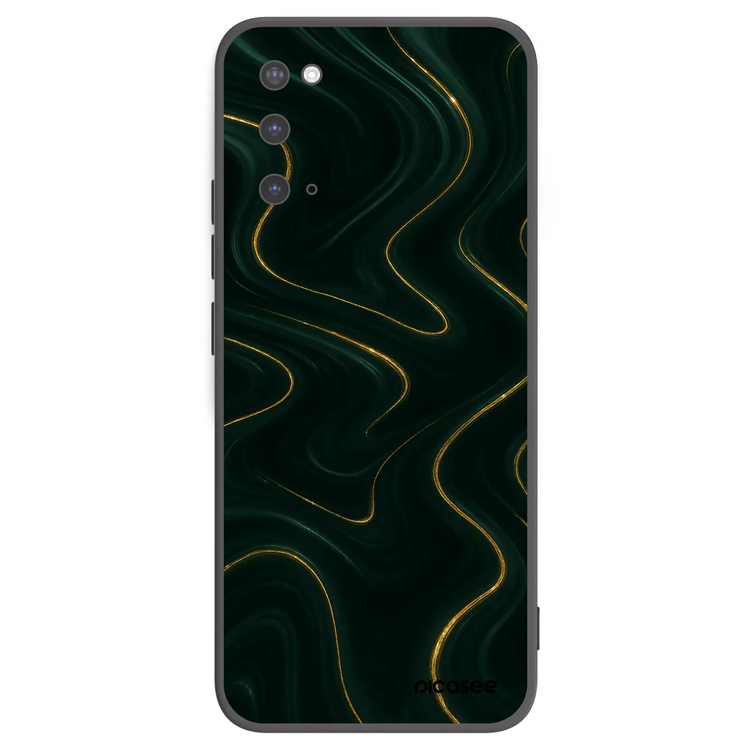 Picasee silikonski črni ovitek za Samsung Galaxy S20 G980F - Vawes