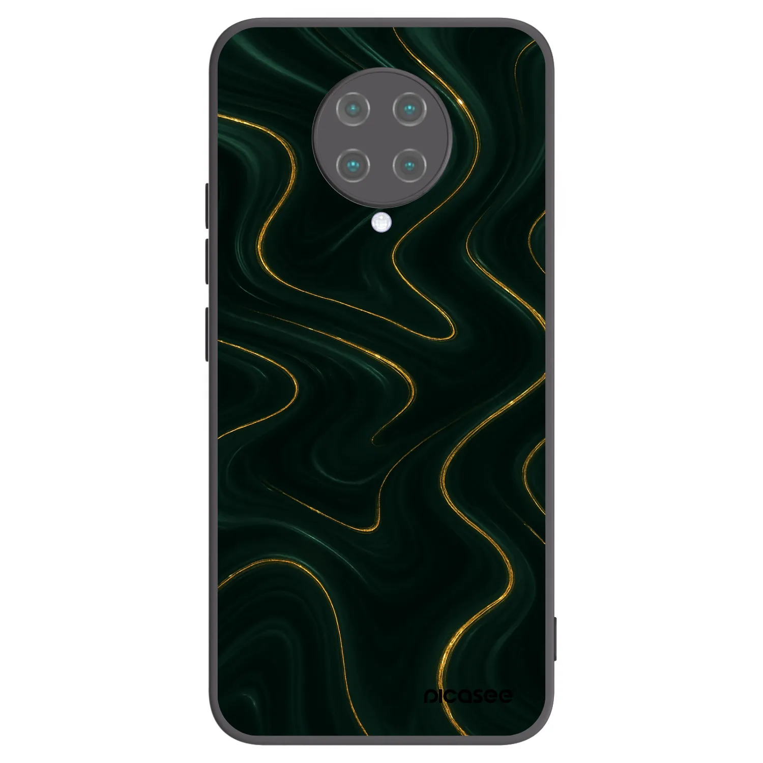 Picasee silikonski črni ovitek za Xiaomi Poco F2 Pro - Vawes