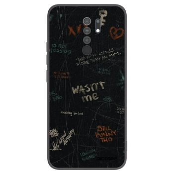 Picasee silikonski črni ovitek za Xiaomi Redmi 9 - CONFESSION
