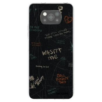 Picasee silikonski črni ovitek za Xiaomi Poco X3 - CONFESSION