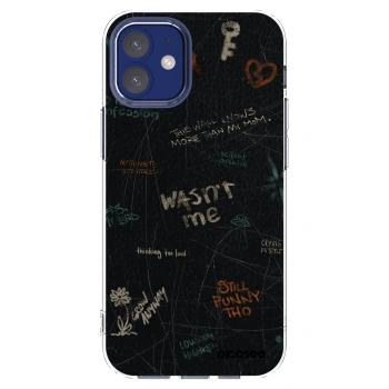 Picasee silikonski prozorni ovitek za Apple iPhone 12 mini - CONFESSION