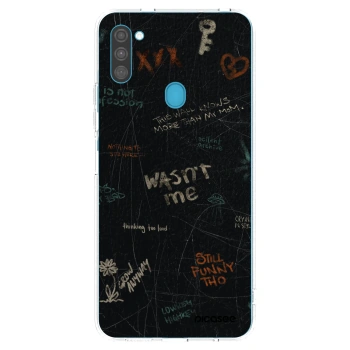 Picasee silikonski prozorni ovitek za Samsung Galaxy M11 - CONFESSION