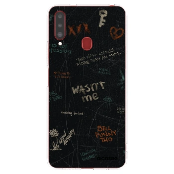 Picasee silikonski prozorni ovitek za Samsung Galaxy A20s - CONFESSION