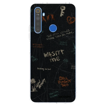 Picasee silikonski prozorni ovitek za Realme 5 - CONFESSION