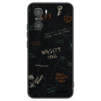 Picasee silikonski črni ovitek za Xiaomi Poco F3 - CONFESSION
