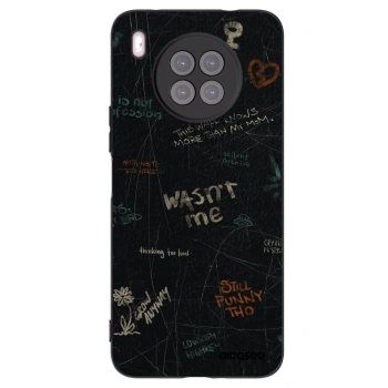 Picasee silikonski črni ovitek za Huawei Nova 8i - CONFESSION