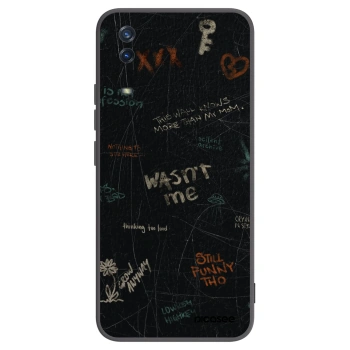 Picasee silikonski črni ovitek za Vivo Y11s - CONFESSION