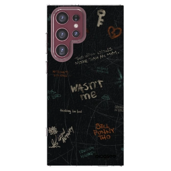 Picasee silikonski prozorni ovitek za Samsung Galaxy S22 Ultra 5G - CONFESSION