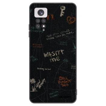 Picasee silikonski črni ovitek za Xiaomi Redmi Note 11 - CONFESSION