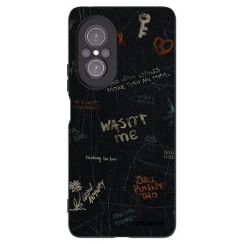 Picasee silikonski črni ovitek za Huawei Nova 9 SE - CONFESSION