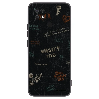 Picasee silikonski črni ovitek za Xiaomi Redmi 10C - CONFESSION