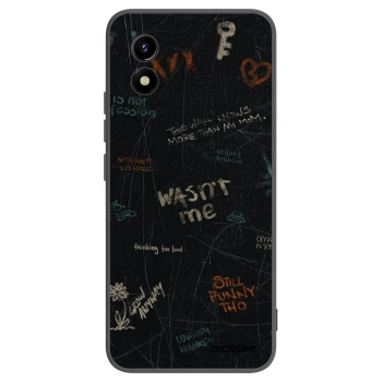 Picasee silikonski črni ovitek za Vivo Y01 - CONFESSION