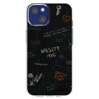 Picasee silikonski prozorni ovitek za Apple iPhone 14 - CONFESSION