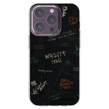 Picasee silikonski prozorni ovitek za Apple iPhone 14 Pro - CONFESSION