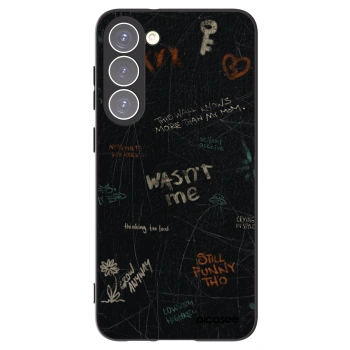 Picasee silikonski črni ovitek za Samsung Galaxy S23+ 5G - CONFESSION