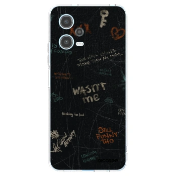 Picasee silikonski prozorni ovitek za Xiaomi Redmi Note 12 5G - CONFESSION