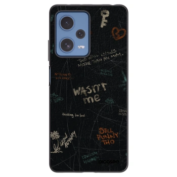 Picasee silikonski črni ovitek za Xiaomi Redmi Note 12 Pro 5G - CONFESSION