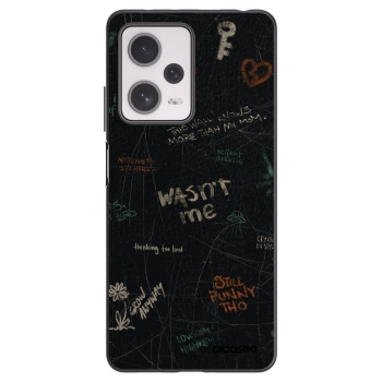 Picasee silikonski črni ovitek za Xiaomi Redmi Note 12 Pro+ 5G - CONFESSION